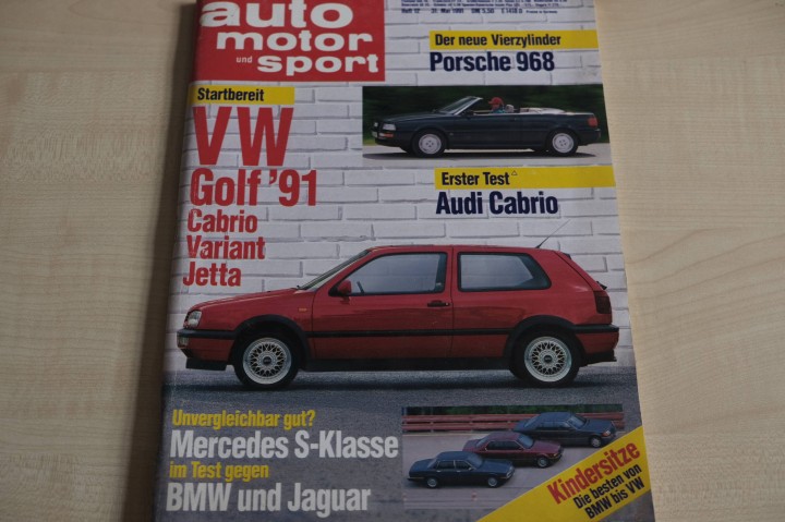 Deckblatt Auto Motor und Sport (12/1991)